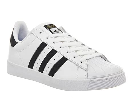 adidas superstar vulc adv schwarz weiß leder herren|adidas Superstar Vulc ADV White Men's .